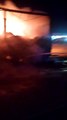 السيطرة على حريق في شاحنة ليبية محملة بالملابس غربي الضبعة