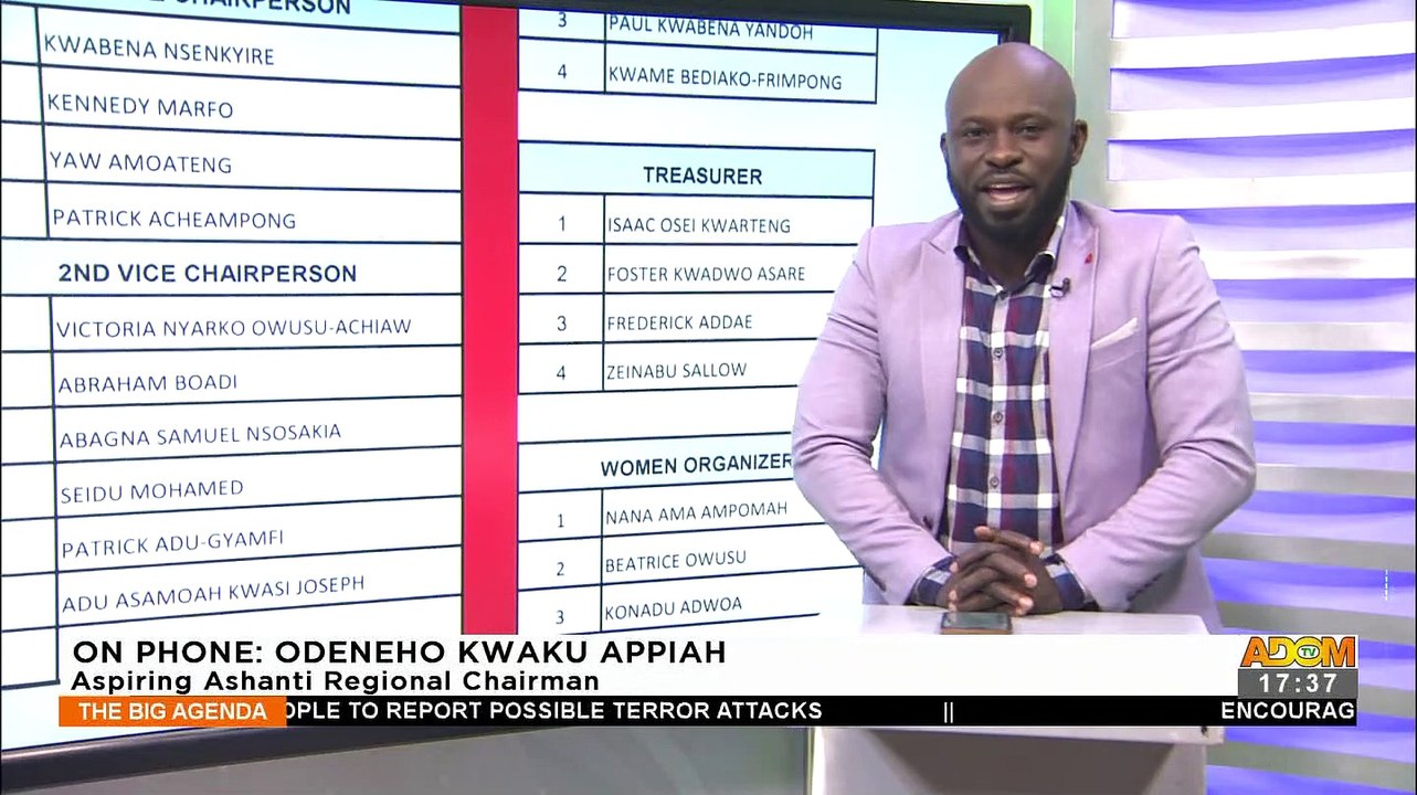 NPP Elections: Asante Region chairmanship race in focus– The Big Agenda on Adom TV (23-5-22)