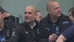 Pep Guardiola joins in as fans and players chant for Fernandinho