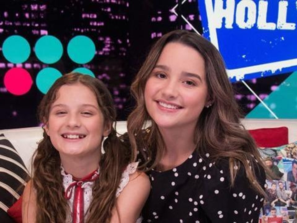 Annie & Hayley LeBlanc Do Sister Squad Challenge & Dish on Quarantine Virtual Show Group Chat