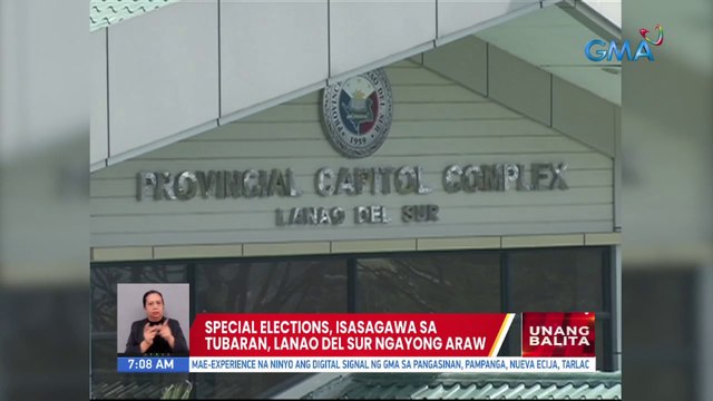 Special elections, isasagawa sa Tubaran, Lanao del Sur ngayong araw | UB