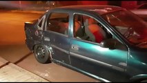 Colisão entre carros deixa jovem ferida no Bairro Tarumã, em Cascavel