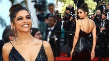 Cannes 2022: Deepika Padukone Black Dress में Eye Makeup ने Red Carpet पर बिगाड़ा Look | Boldsky