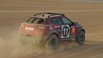 Nissan Juke Rally Tribute Driving in Morocco