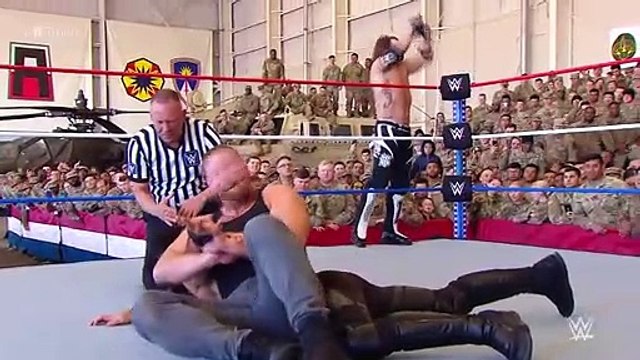 AJ Styles & Seth Rollins vs. Daniel Bryan & Dean Ambrose: WWE Tribute To The Troops 2018