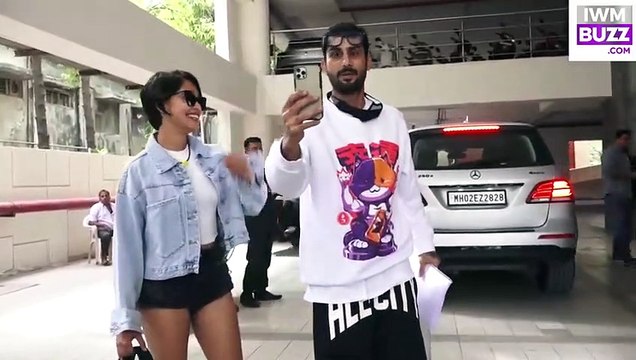 Prateik Babbar And Sayani Gupta Spotted Outside Harman Baweja Office