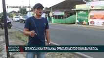 Ditinggal Rekan, Pencuri Motor Babak Belur Dihakimi Warga