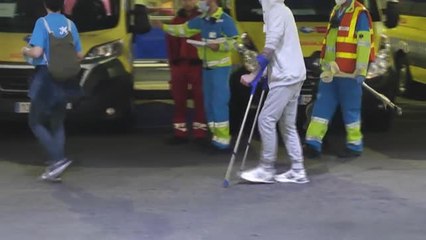 Llegan a Madrid 25 heridos de guerra ucranianos
