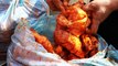 Pakistani Street Food - full chicken roast and whole fried chicken Karachi Pakistan