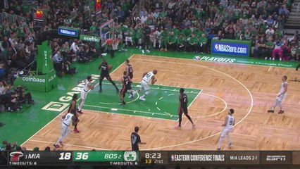 Tatum turns up heat on Miami in Game 4