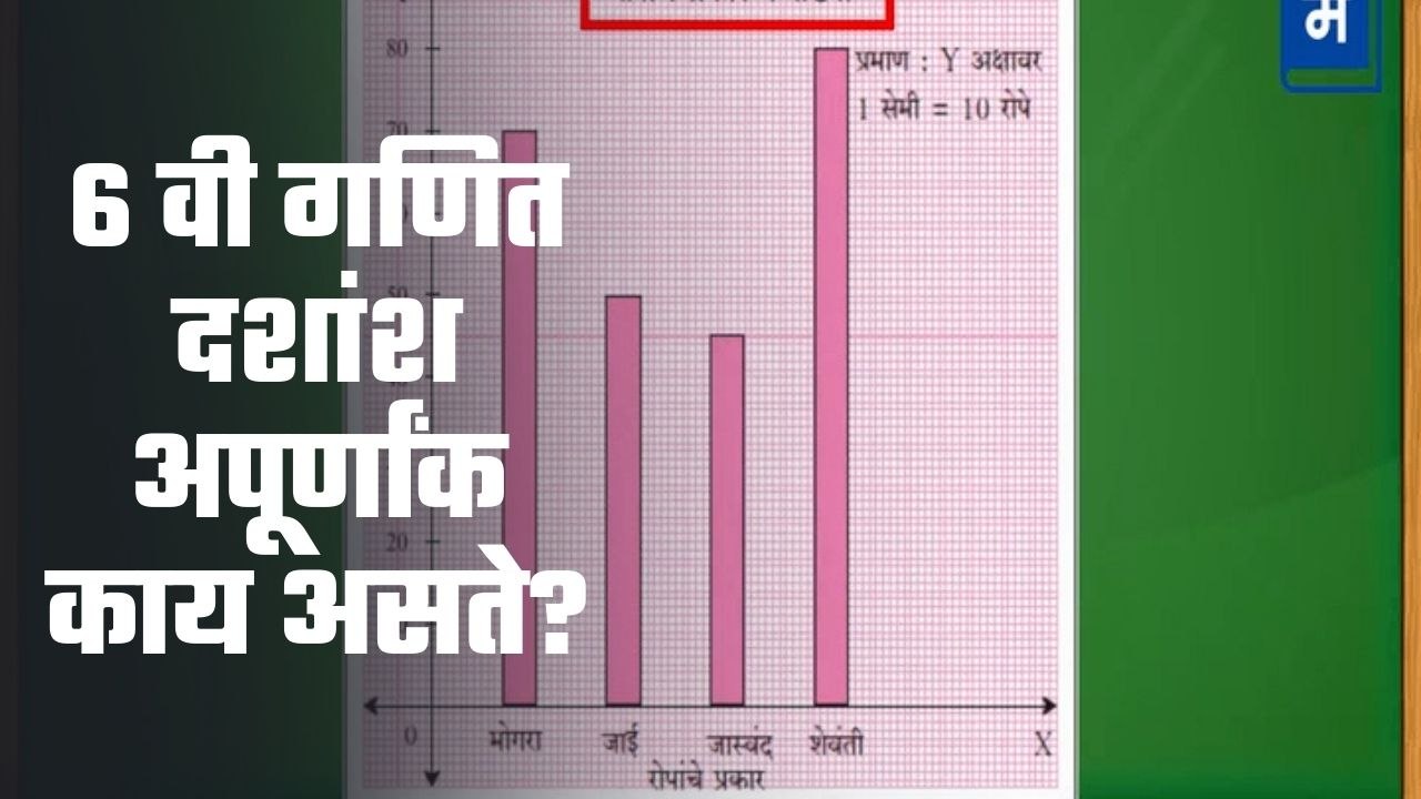 "शालेय अभ्यासाची उजळणी | ६ वी गणित दशांश अपूर्णांक काय असते?