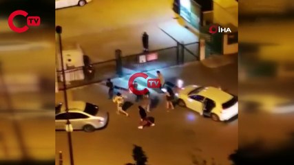 Kimlik soran polislere 'park dubasıyla' saldırdılar