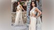 Cannes 2022:  Meera Chopra off White Saree  Look ने Red Carpet पर लूटी महफिल, Priyanka Chopra Sister