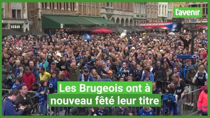 Les Brugeois ont à nouveau fêté leur titre