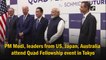 PM Modi, leaders from US, Japan, Australia attend Quad Fellowship event in Tokyo