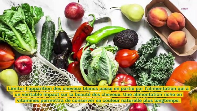 Les aliments à consommer pour prévenir l'apparition des cheveux blancs