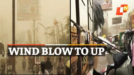 Strong Winds Across UP Create Havoc