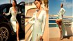 Cannes 2022: Hina Khan ने फिर से ढाया कहर, Sea-Green Gown में नया लुक किया reveal | FilmiBeat