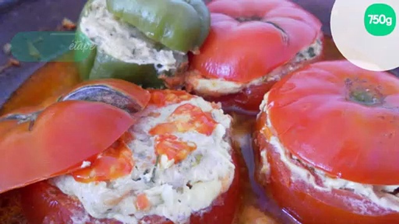 Tomates farcies à la dinde