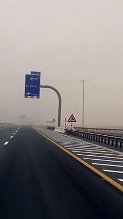 Dust storm in UAE