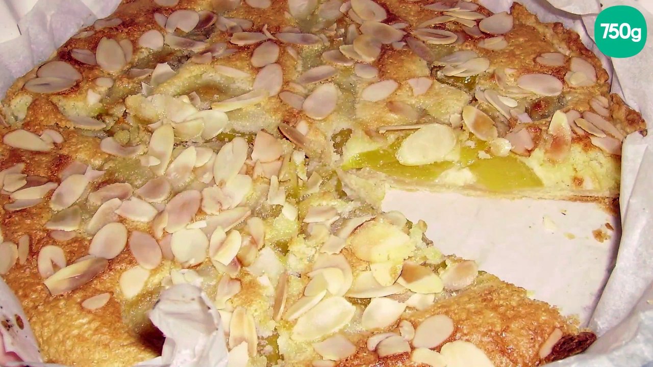 Tarte aux mangues et aux amandes