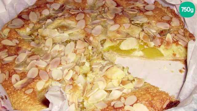Tarte aux mangues et aux amandes