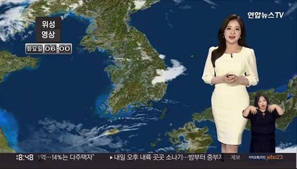[날씨] 내일도 낮더위 계속…내일 밤 중부 비
