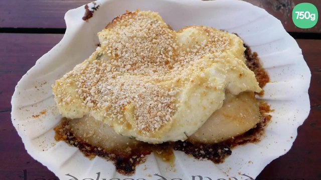 Noix de St Jacques au boursin