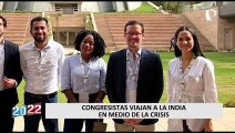 Sigrid Bazán y Rosangella Barbarán justifican su viaje a la India en medio de crisis política en el país