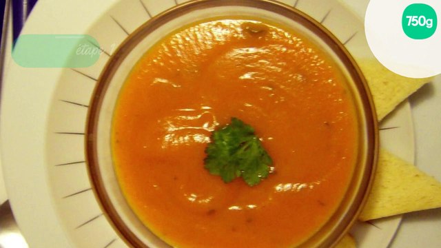 Velouté courge poivron