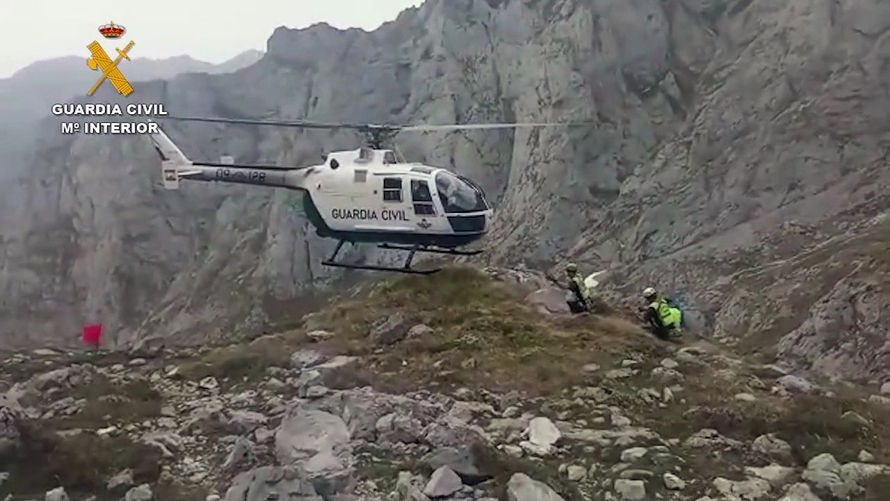 Rescate en Picos de Europa de un participante del desafío “El Cainejo”