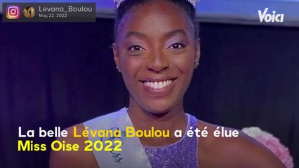 Voici : Miss France : Lévana Boulou, Miss Oise, visée par des messages racistes, le comité réagit