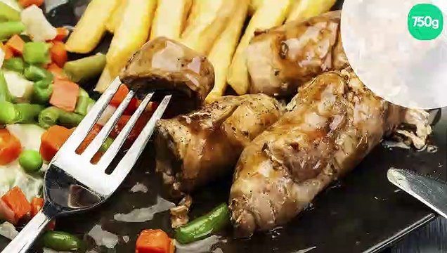 Escalopes de porc roulées façon saltimbocca