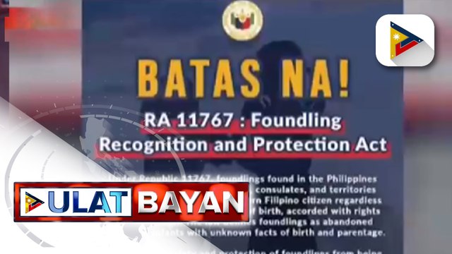 Mga abandonadong bata sa Pilipinas, ituturing na natural-born Filipino citizens; PhilPost, inilunsad ang bago at mas pinagandang postal ID