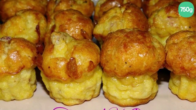 Cannelés au gruyère, aux lardons et au comté