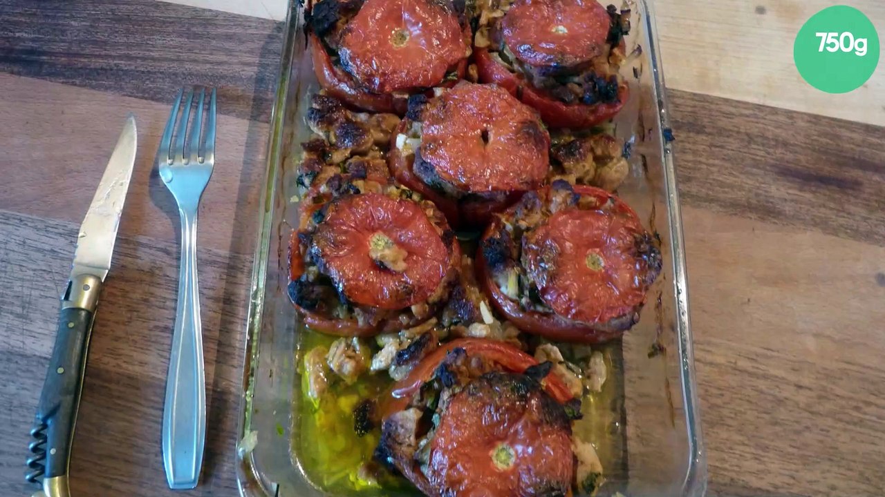 Tomates farcies au soja