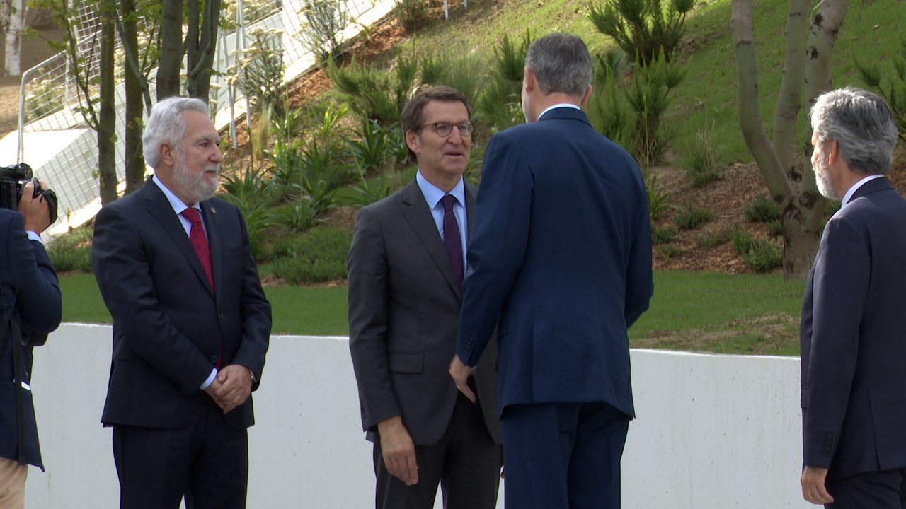 Felipe VI es recibido en Vigo entre aplausos y vítores