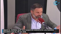 Abascal espera que Vox saque en Andalucía los mismos escaños que el PP en 2018
