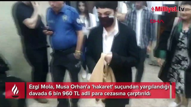Ezgi Mola'ya, Musa Orhan'a hakaretten ceza