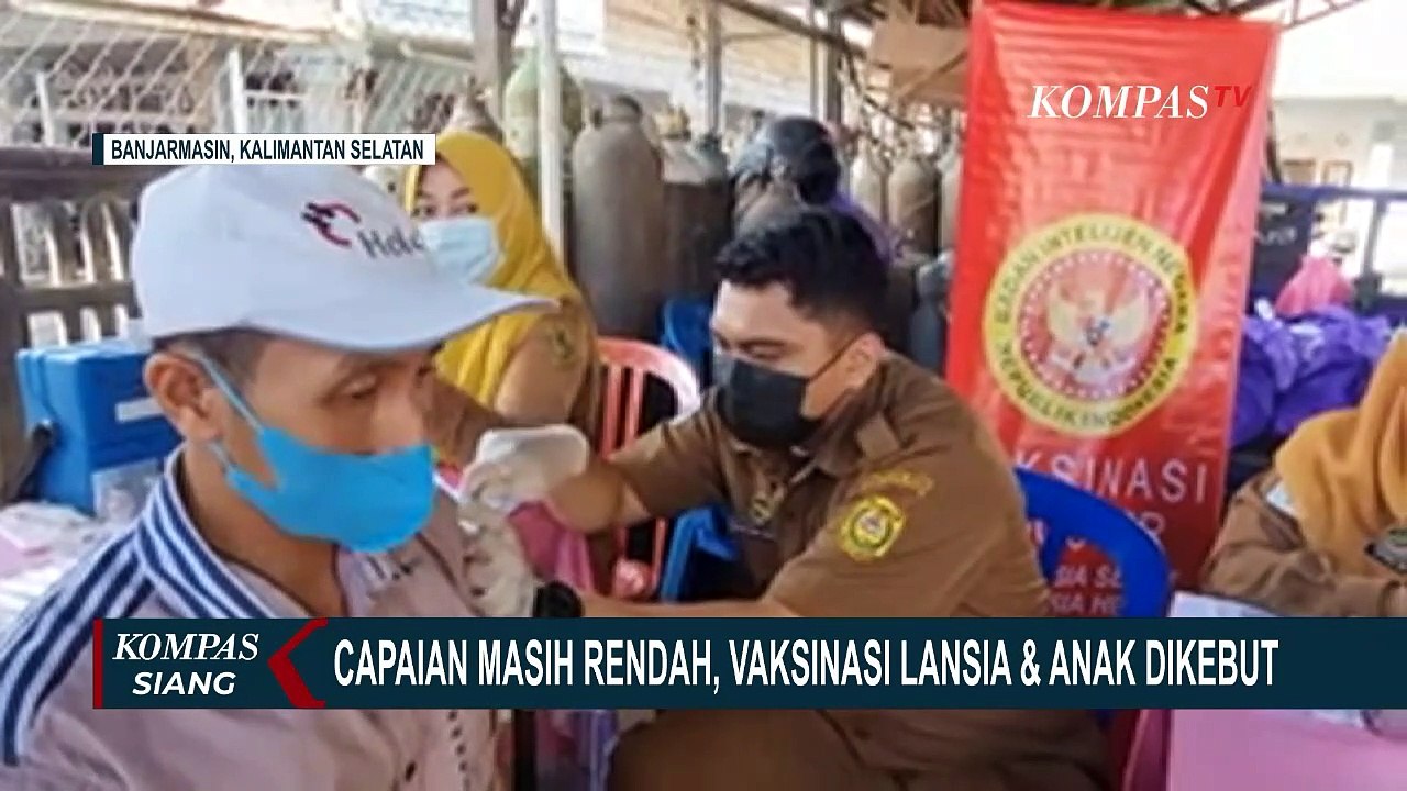 Capaian Vaksin Masih Rendah, BIN Daerah Kalsel Gencarkan Vaksinasi Lansia dan Anak-Anak