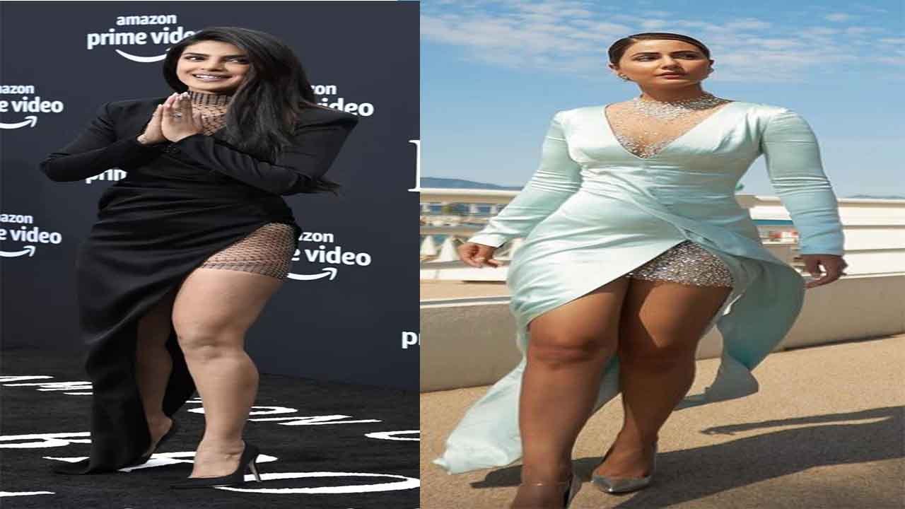 Cannes 2022: Hina Khan ने किया Priyanka Chopra को Copy, नए Cannes लुक को लेकर हुई Troll !