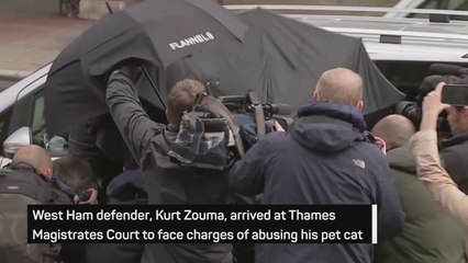 Chaos as Zouma enters court to face animal abuse charges