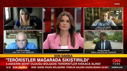 Teröristler mağarada sıkıştırıldı