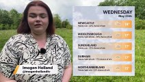 Daily Weather Report for the North East 24 May
