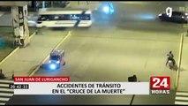“Cruce de la muerte” en SJL: Constantes accidentes vehiculares ocurren en avenida del distrito