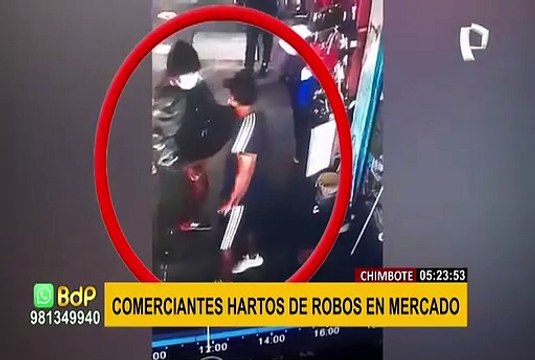 Robos al paso en Chiclayo: comerciantes son víctimas de delincuentes en mercado Pueblo Unido