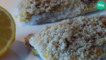 Poisson au crumble citronné