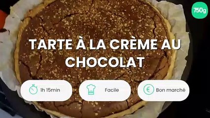 Tarte à la crème au chocolat