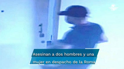 Difunden imágenes del presunto asesino de tres personas en la colonia Roma, CDMX