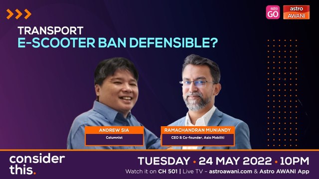 Consider This: Transport (Part 1) - Why Ban Micro-Mobility Vehicles?